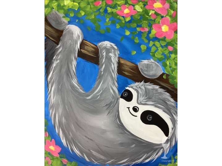 Paint the Lazy Sloth - Baytown