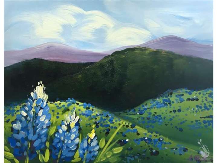 Field of Bluebonnets - Pasadena