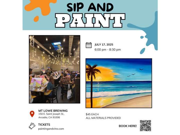 Paint and Sip - Serene Sunset - Orange County | Classpop!