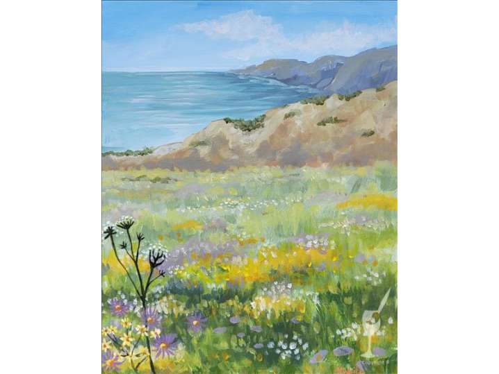 Paint and Sip - Waterfront Flower Field - Houston | Classpop!