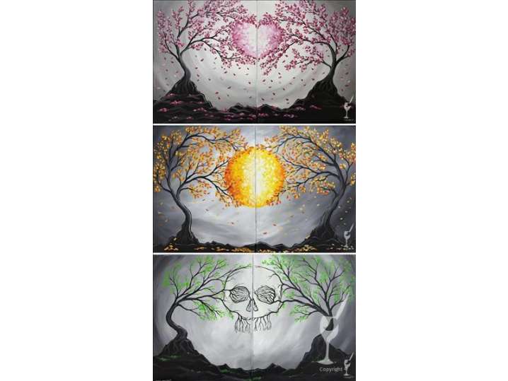 Paint and Sip - Message Through the Trees - Houston | Classpop!