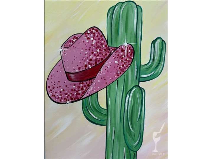 Paint and Sip - Pink Desert Diva - Houston | Classpop!