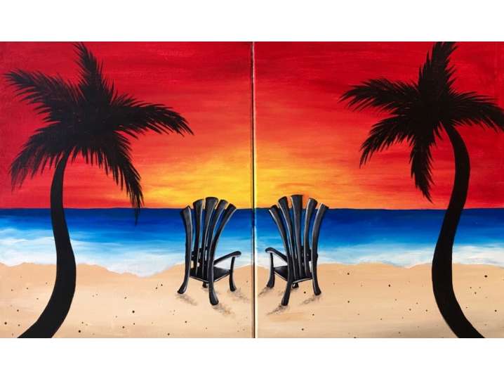 Paint and Sip - Date Night at the Beach - Tampa | Classpop!