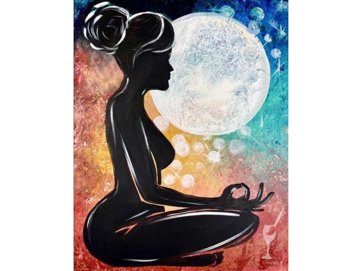 Paint and Sip - Powerful Full Moon - Houston | Classpop!