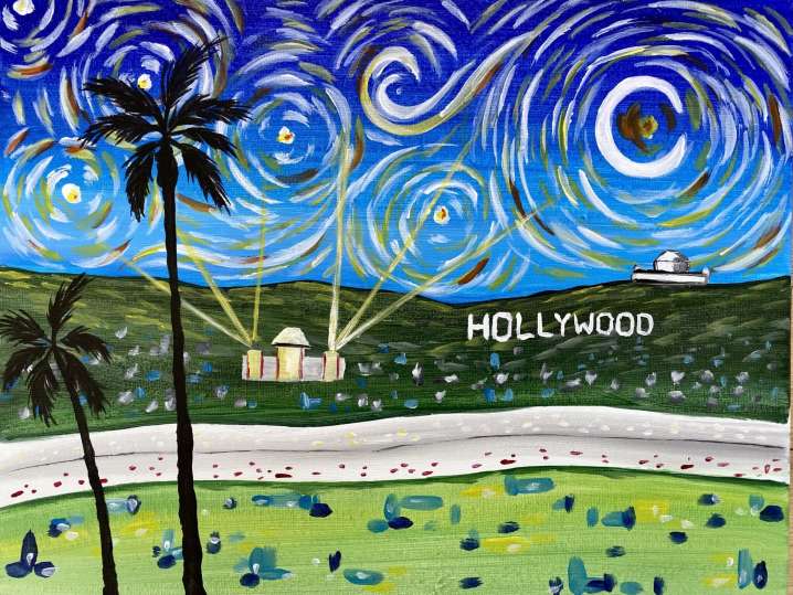 Paint and Sip - Starry Hollywood - Orange County | Classpop!