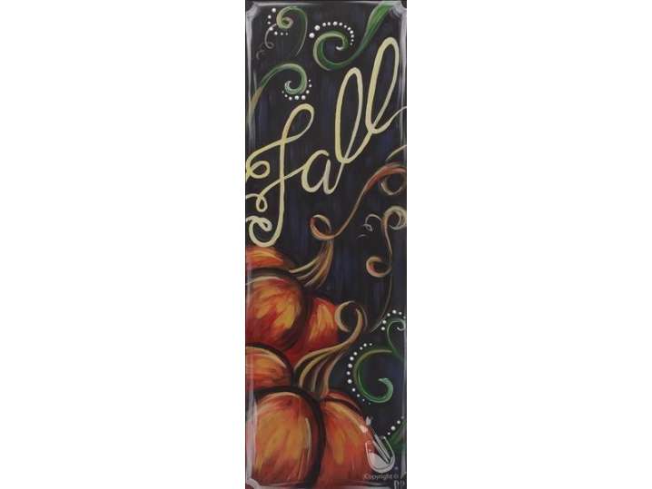 Paint and Sip - Fall Sign - Houston | Classpop!