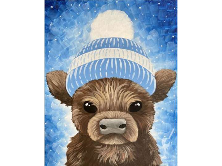 Winter Highland Calf - Baytown