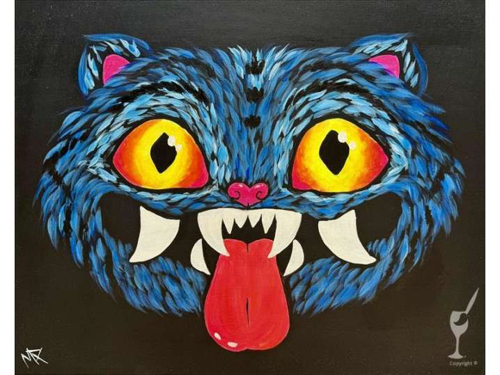 K-Pop Tiger Portrait