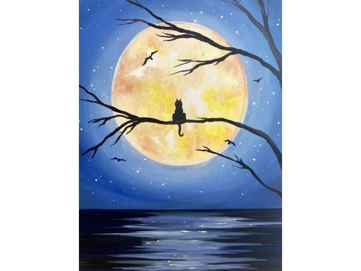 Paint and Sip - Sparkling Night Sky - Orange County | Classpop!