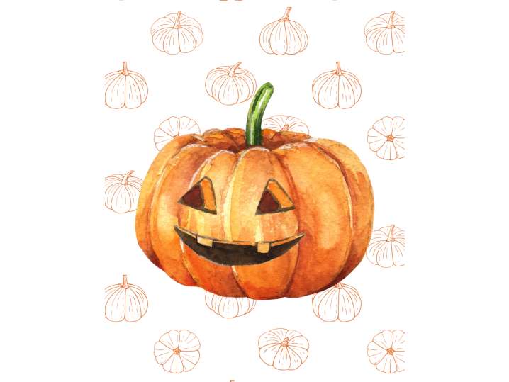 Watercolor Pumpkins