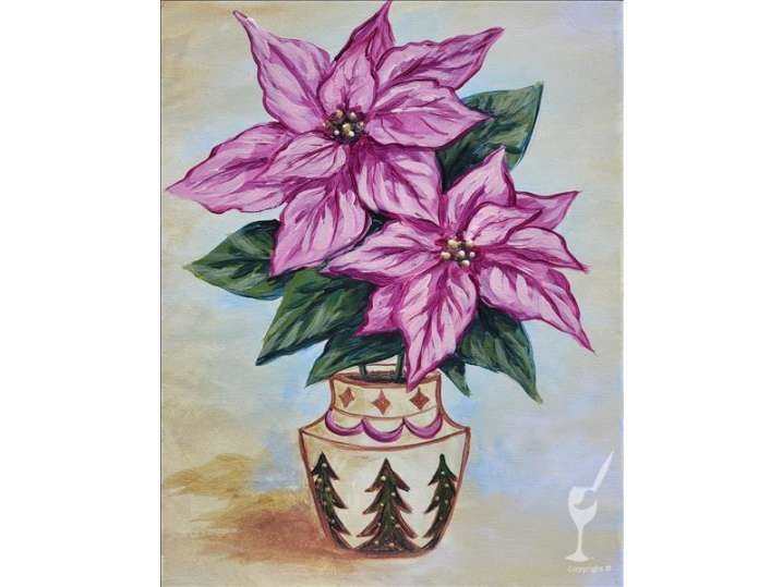 Cheerful Poinsettias - Pasadena