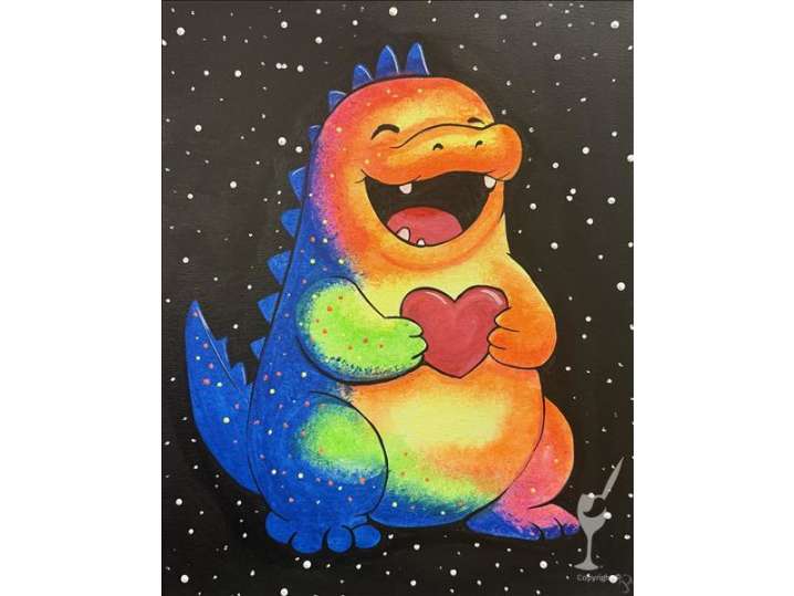 Rainbow Lizard Monster