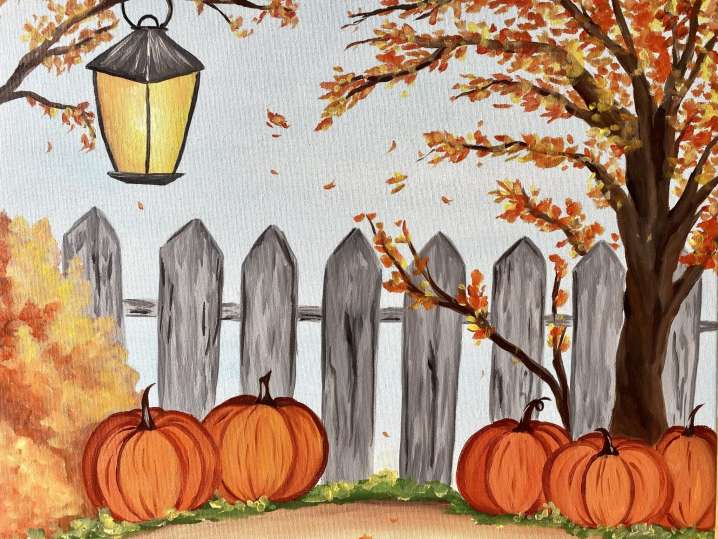Rustic Autumn Pumpkin