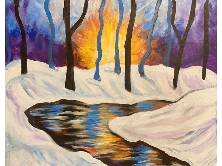 Snowy Stream