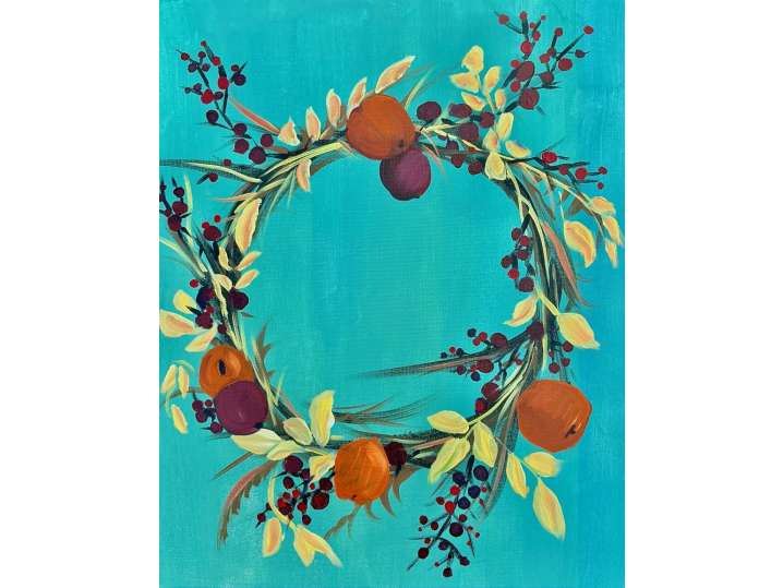 Vibrant Autumn Wreath