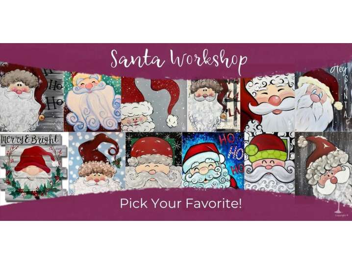 Festive Santa Portraits - Pasadena