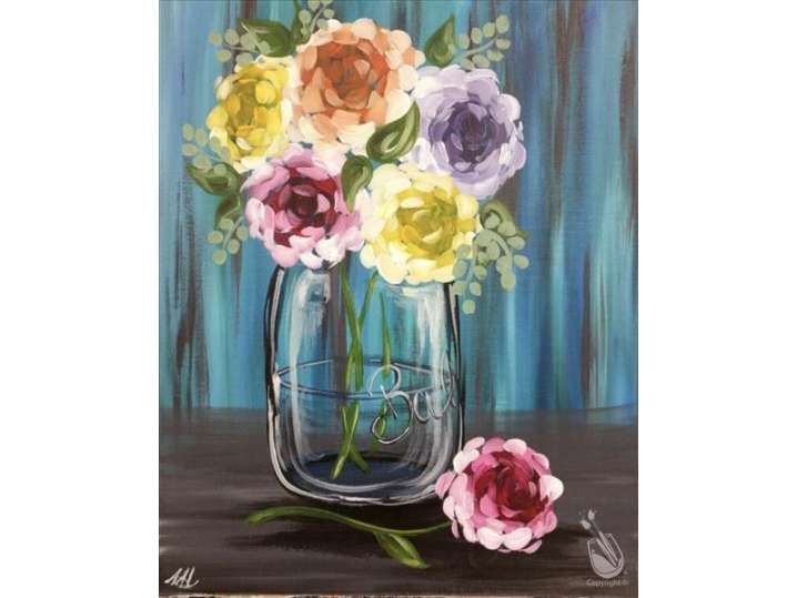 Colorful Vintage Blooms