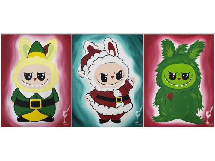 Custom Christmas Labubu Monster