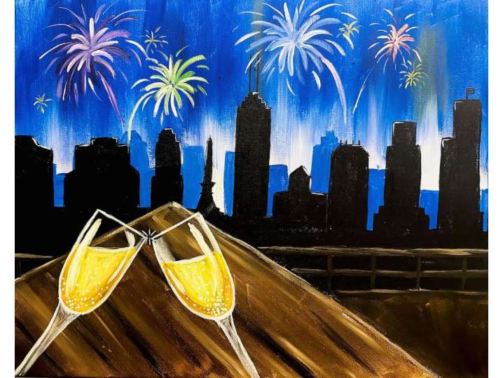 Cheers at New Year’s