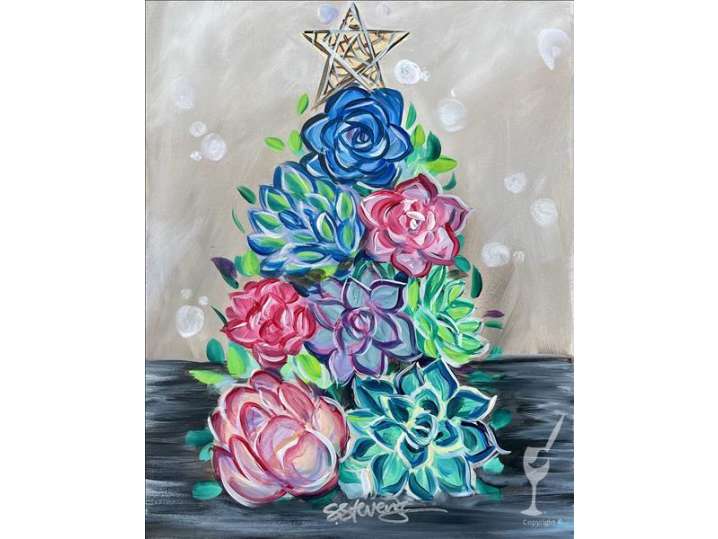 Floral Christmas Tree