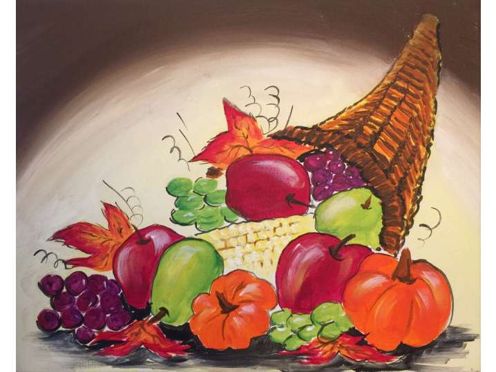 Thanksgiving Feast Cornucopia