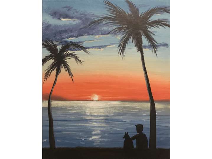 Paint and Sip - Best Friends at the Beach - Tampa | Classpop!