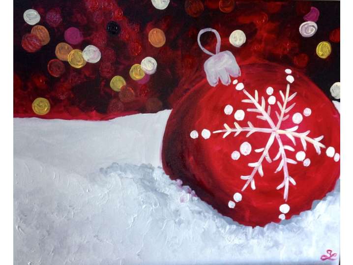 Ornament in the Snow