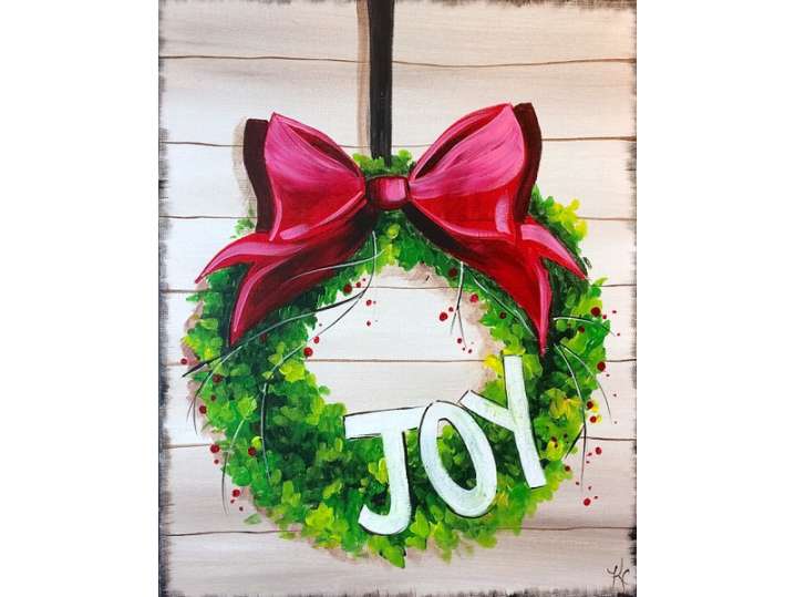 Christmas Joy Wreath
