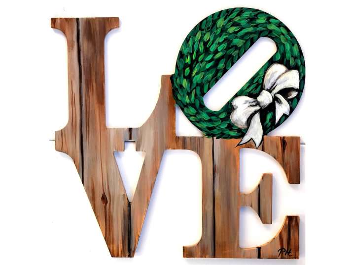 Love Wood Sign