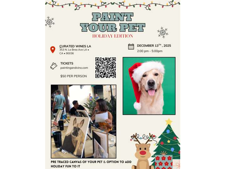 Custom Holiday Pet Portraits