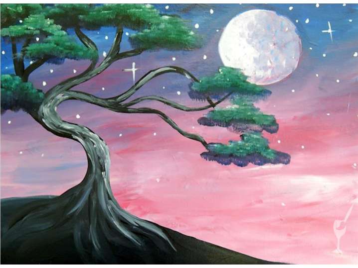 Paint and Sip - Night Sky Whispers - Houston | Classpop!