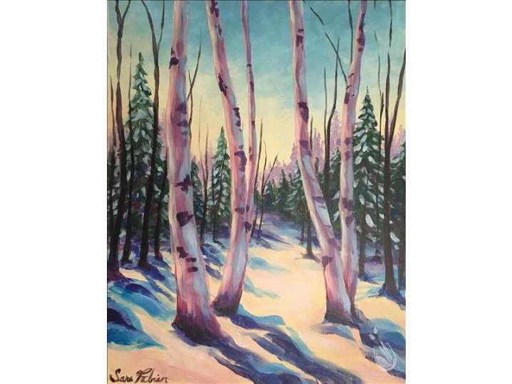 Calm Winter Woodland