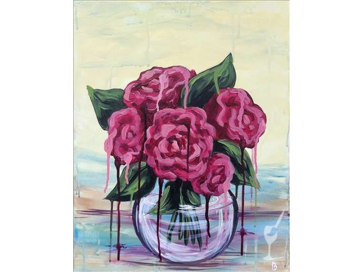 The Colorful Dripping Rose Bouquet - Baytown