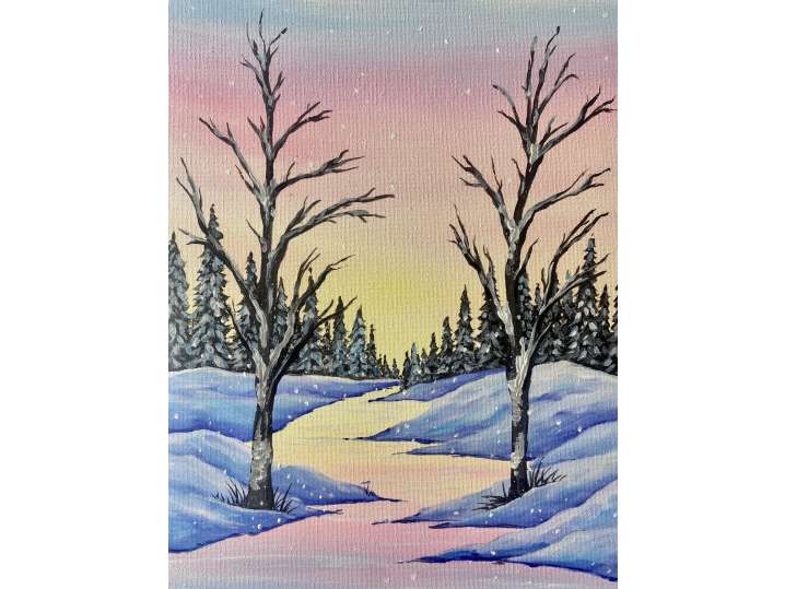 Pastel Winter Skies Trail