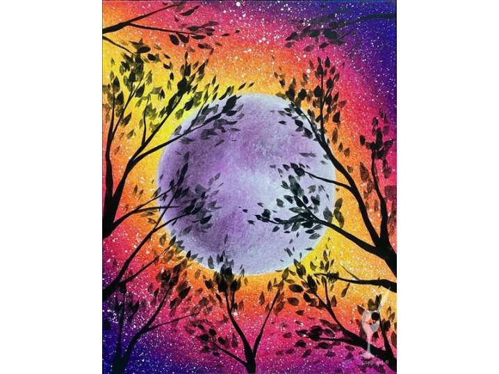 Paint and Sip - Glowing Galactic View - Houston | Classpop!