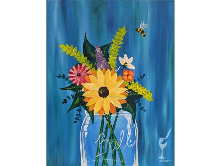 Paint and Sip - Fresh Bouquet - Houston | Classpop!