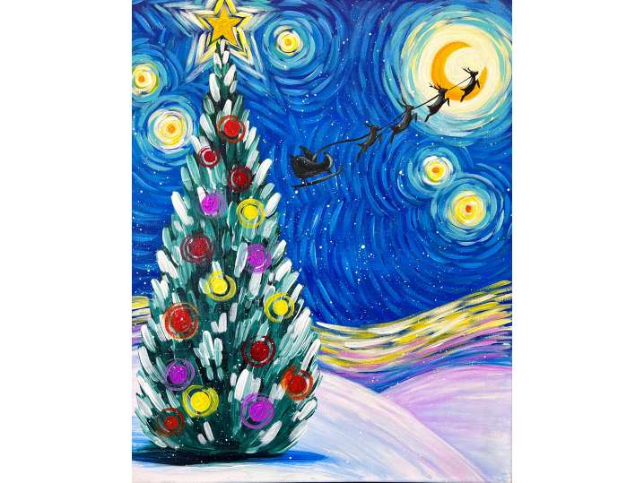 Van Gogh's Starry Christmas Eve - Cincinnati