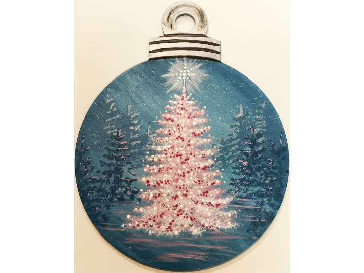 All Aglow - Ornament Door Hanger - Cincinnati