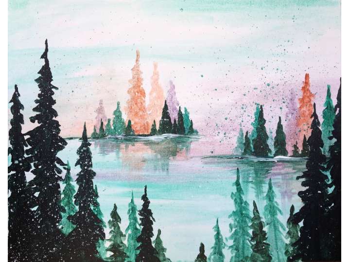 Watercolor Woodlands - Tyler