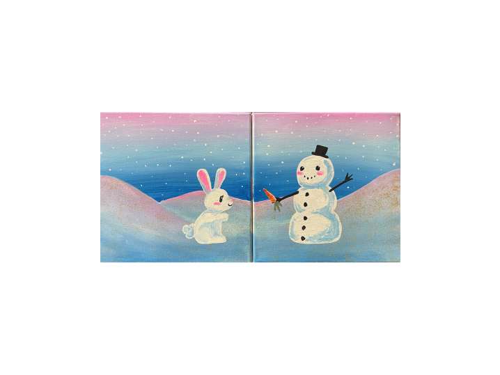 Mini - Bunny and Snowman - Seattle