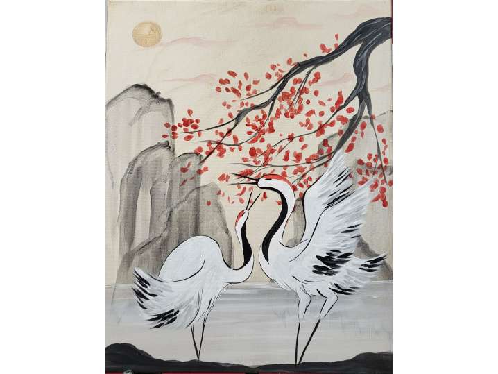 Dancing Cranes  - Norfolk