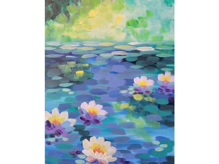 Waterlilies, Monet Style  - Chicago