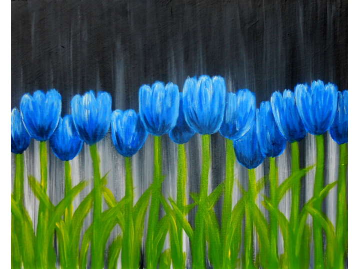 Tulips in Blue - Chicago