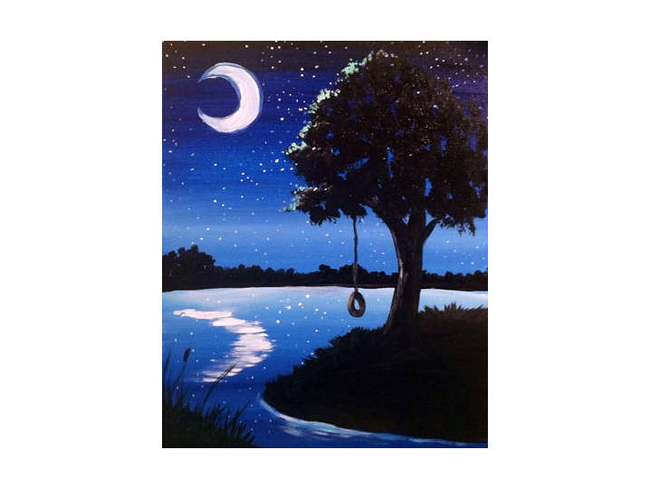 Moonlit River - Norfolk
