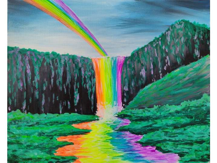 Rainbow Waterfall - Houston