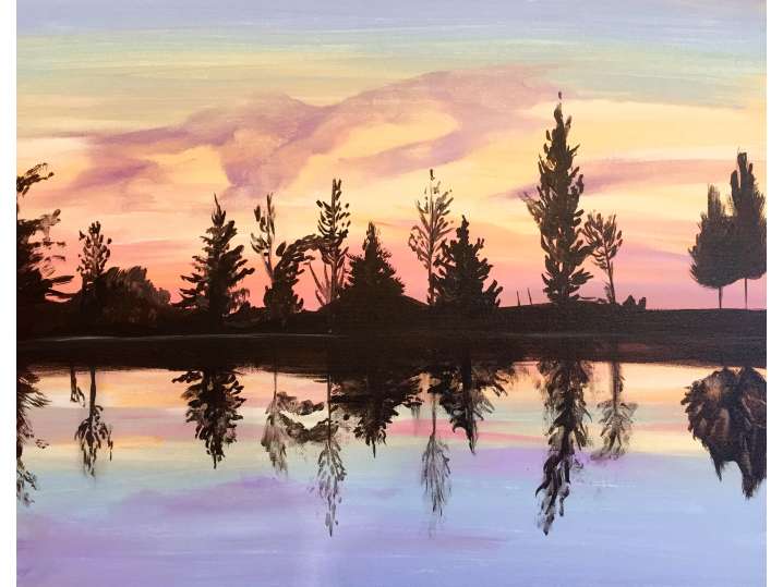 Mirrored Sunset - Brick