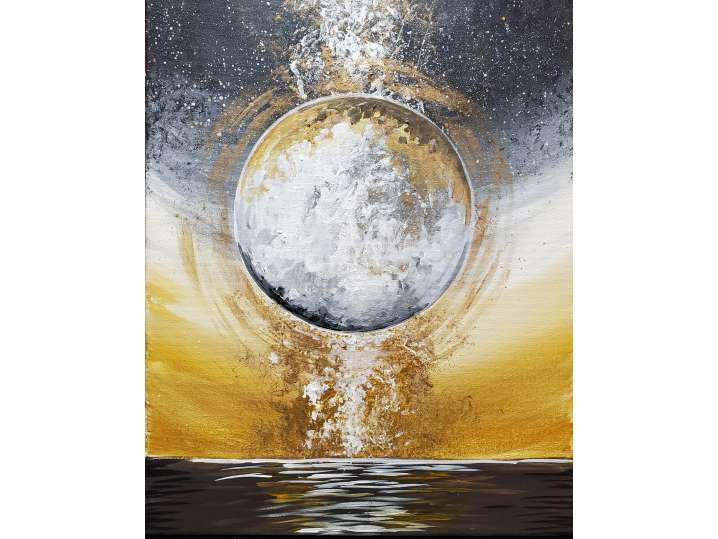 Full Moon Ascending - Houston