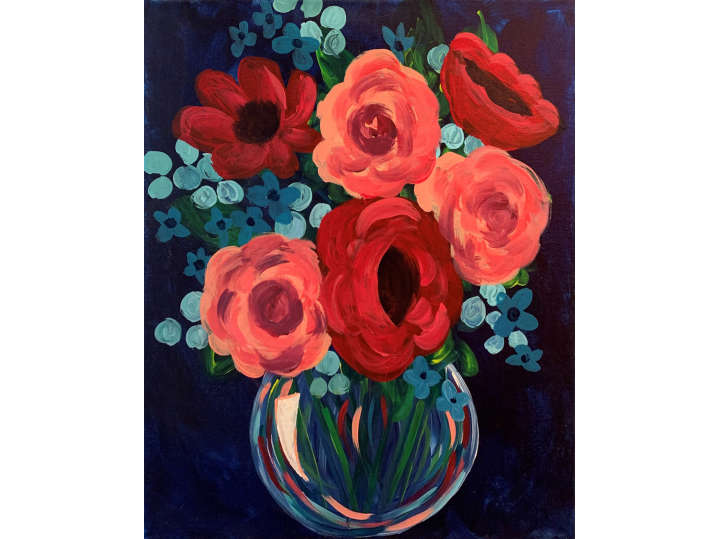 Bouquet en Rouge - Boston