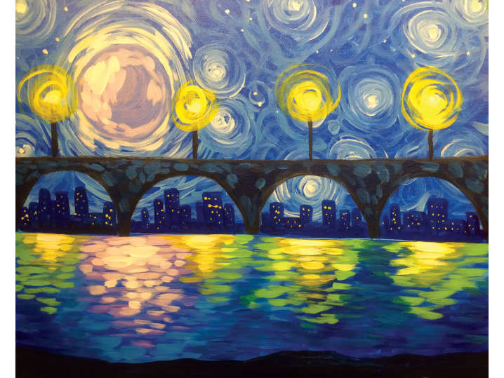 Moonlit Waterfront - Boston