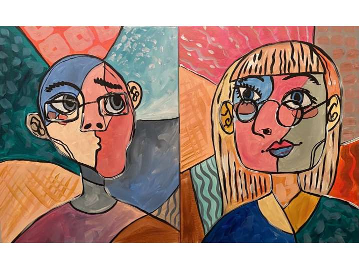 Cubist Portrait - Chicago